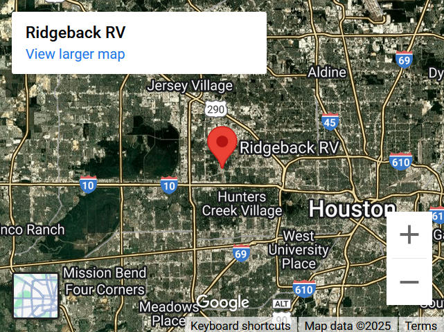 Map of conveniences near Ridgeback RV
